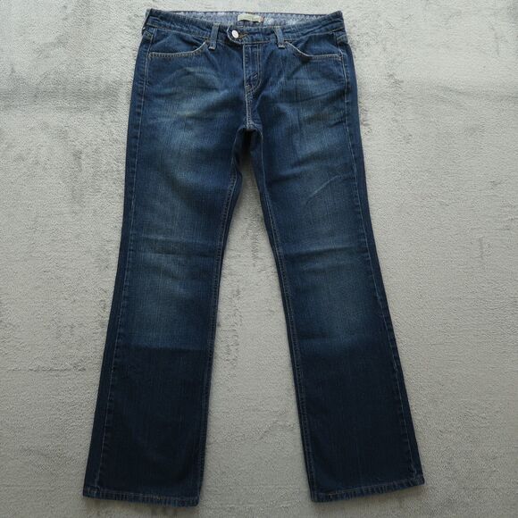 Levi's 545 Jeans Women's 8M Blue Mid-Rise Low Bootcut Denim Pants 31.5" Inseam - Picture 1 of 15
